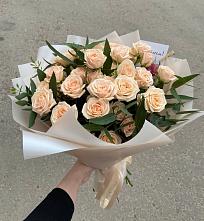 Букет Кремовые розы Латте в Красногорске